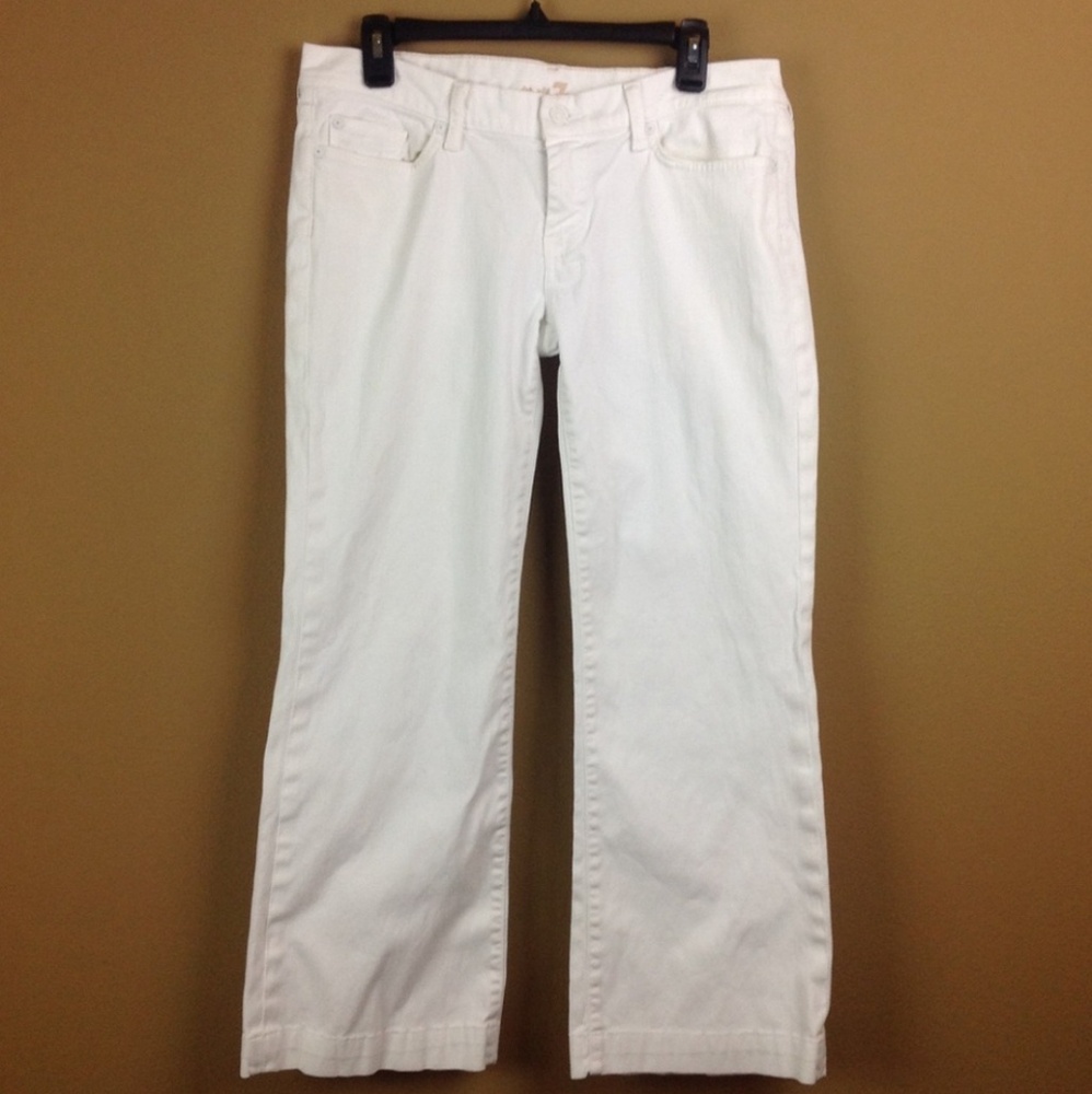 7 for all Mankind white Dojo jeans